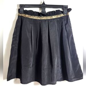 NWT Kimchi Blue black A-line mini skirt women's 0  #2276